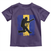 Barbados Cricket Toddler T Shirt Retro Vintage Sport Bajan Flag West Indies Cricket Fan