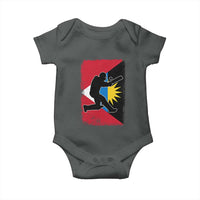Antigua and Barbuda Cricket Baby Onesie Retro Vintage Sport Antiguan Flag West Indies Cricket Fan