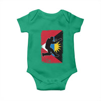 Antigua and Barbuda Cricket Baby Onesie Retro Vintage Sport Antiguan Flag West Indies Cricket Fan