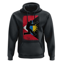 Antigua and Barbuda Cricket Hoodie Retro Vintage Sport Antiguan Flag West Indies Cricket Fan