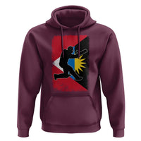 Antigua and Barbuda Cricket Hoodie Retro Vintage Sport Antiguan Flag West Indies Cricket Fan