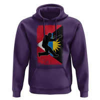 Antigua and Barbuda Cricket Hoodie Retro Vintage Sport Antiguan Flag West Indies Cricket Fan