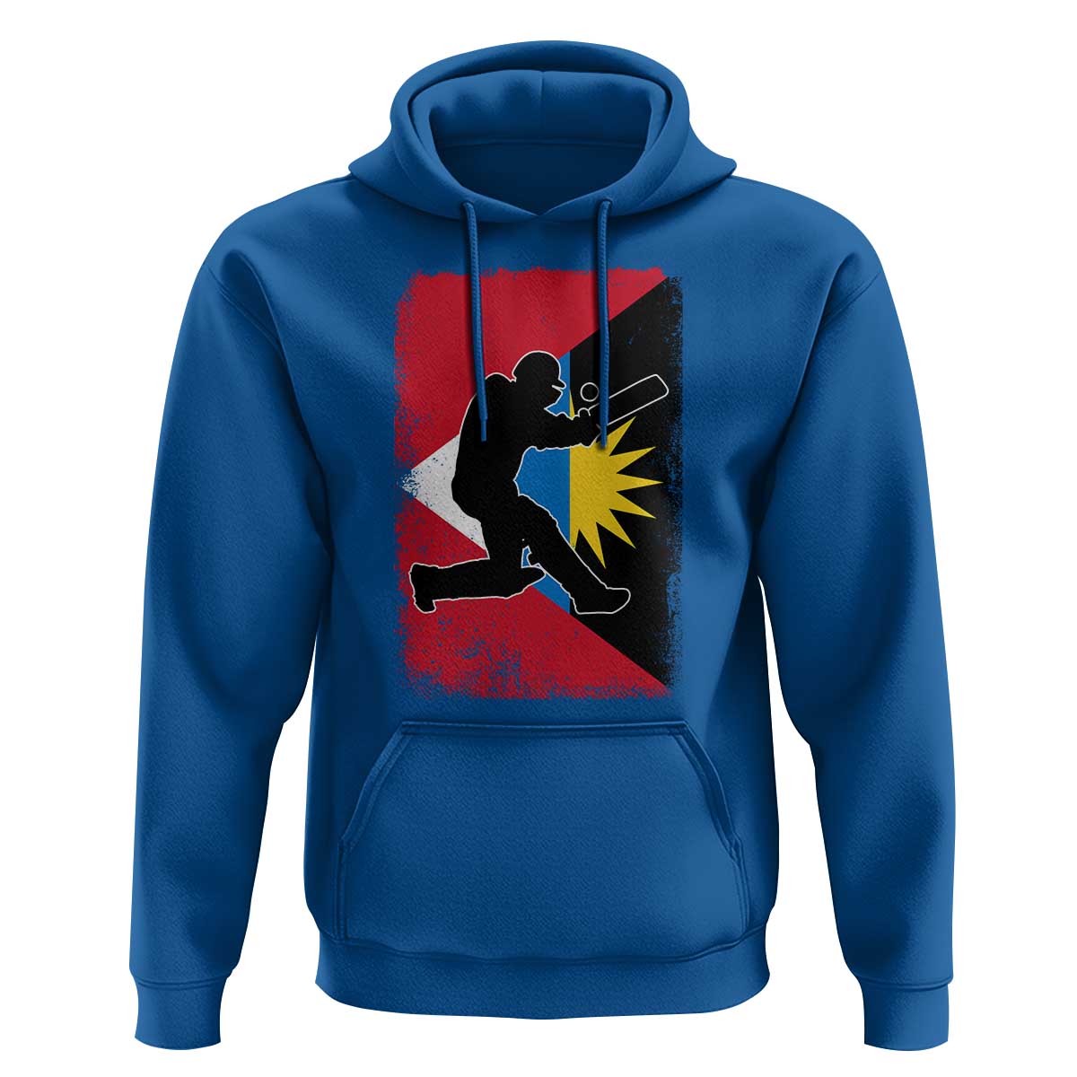 Antigua and Barbuda Cricket Hoodie Retro Vintage Sport Antiguan Flag West Indies Cricket Fan