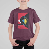 Antigua and Barbuda Cricket T Shirt For Kid Retro Vintage Sport Antiguan Flag West Indies Cricket Fan