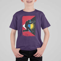 Antigua and Barbuda Cricket T Shirt For Kid Retro Vintage Sport Antiguan Flag West Indies Cricket Fan