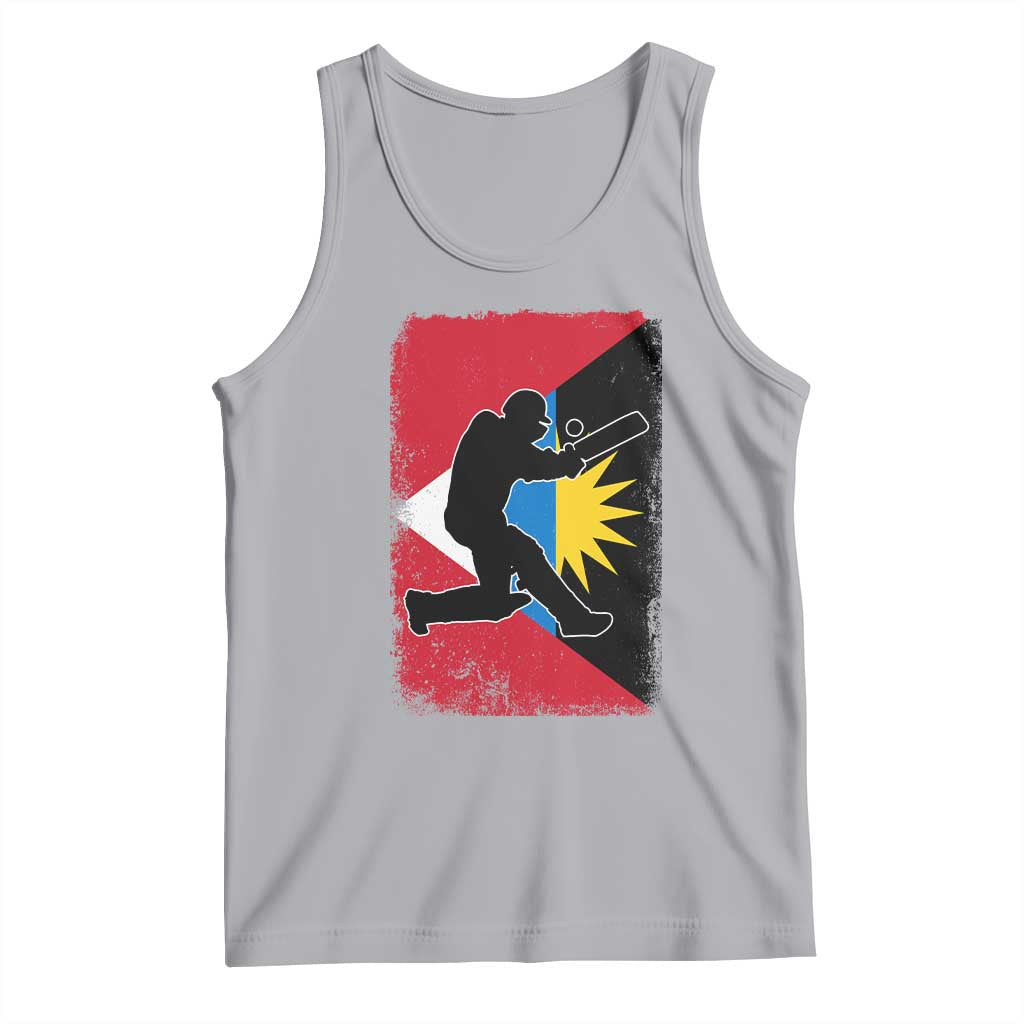 Antigua and Barbuda Cricket Tank Top Retro Vintage Sport Antiguan Flag West Indies Cricket Fan
