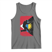 Antigua and Barbuda Cricket Tank Top Retro Vintage Sport Antiguan Flag West Indies Cricket Fan
