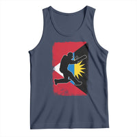 Antigua and Barbuda Cricket Tank Top Retro Vintage Sport Antiguan Flag West Indies Cricket Fan