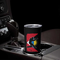 Antigua and Barbuda Cricket Tumbler Cup Retro Vintage Sport Antiguan Flag West Indies Cricket Fan