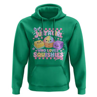 Just A Girl Who Loves Squishies Hoodie Cute Kawaii Dumpling Graphic Coquette Bow Girls