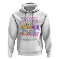 Just A Girl Who Loves Squishies Hoodie Cute Kawaii Dumpling Graphic Coquette Bow Girls