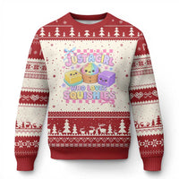 Just A Girl Who Loves Squishies Ugly Christmas Sweater Cute Kawaii Dumpling Graphic Coquette Bow Girls