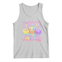 Just A Girl Who Loves Squishies Tank Top Cute Kawaii Dumpling Graphic Coquette Bow Girls