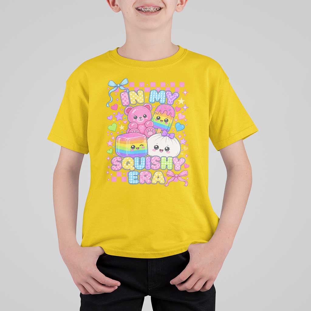 In My Squishy Era T Shirt For Kid Cute Kawaii Pastel Dumpling Graphic