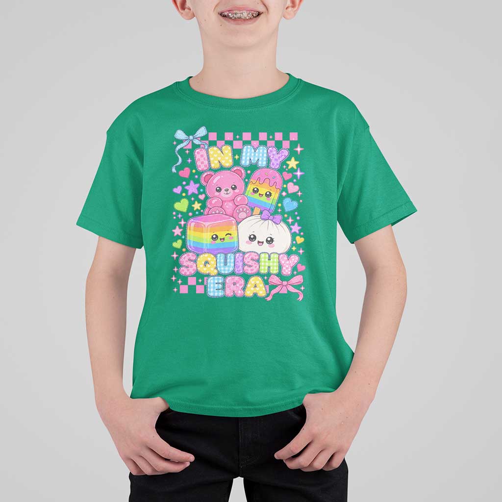 In My Squishy Era T Shirt For Kid Cute Kawaii Pastel Dumpling Graphic