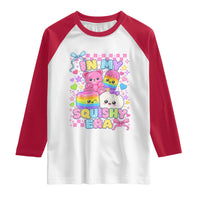 In My Squishy Era Raglan Shirt Cute Kawaii Pastel Dumpling Graphic