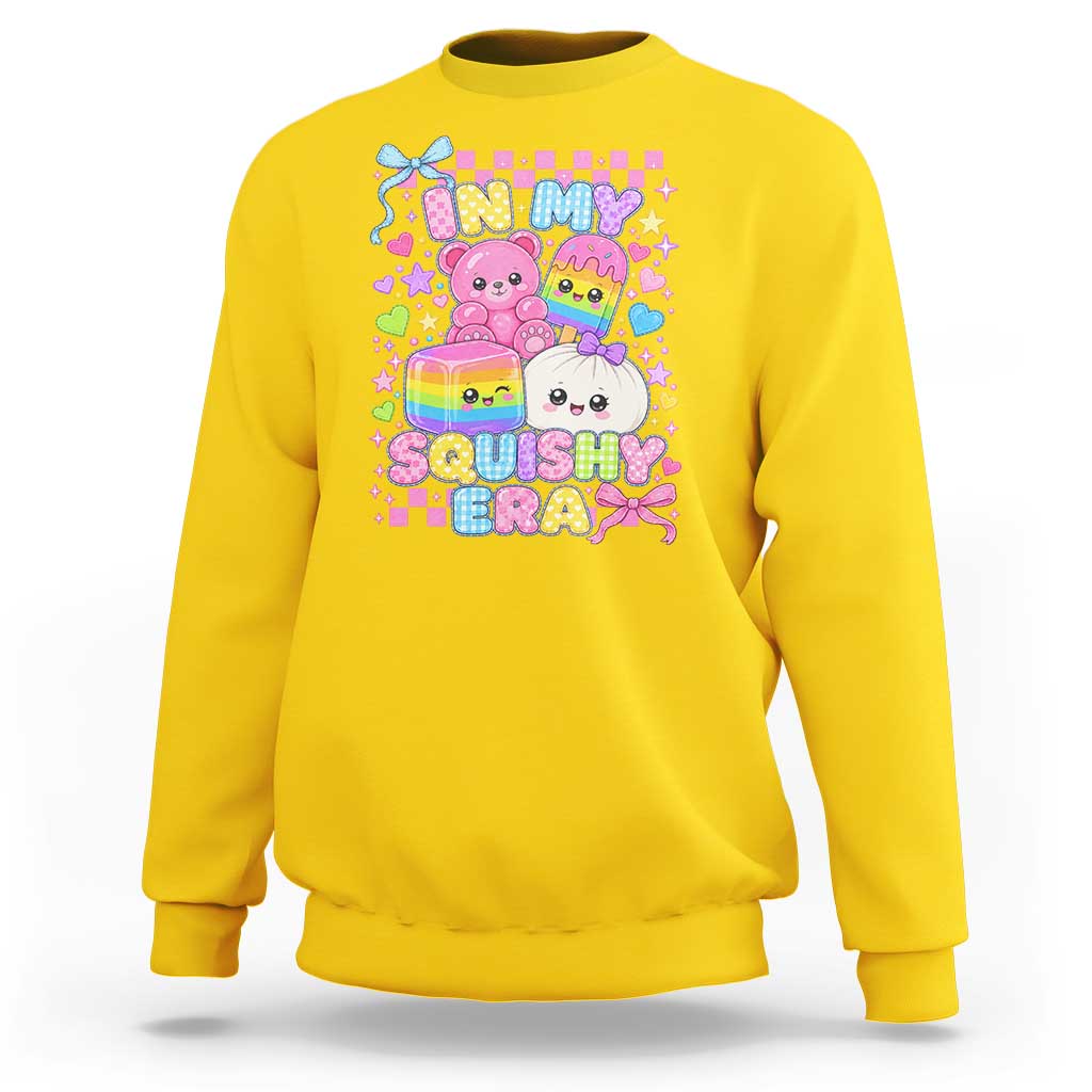 In My Squishy Era Sweatshirt Cute Kawaii Pastel Dumpling Graphic