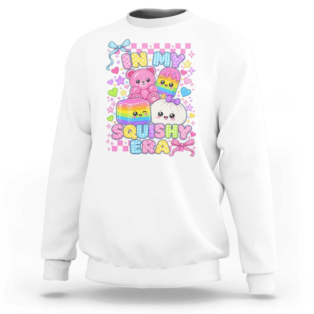 In My Squishy Era Sweatshirt Cute Kawaii Pastel Dumpling Graphic