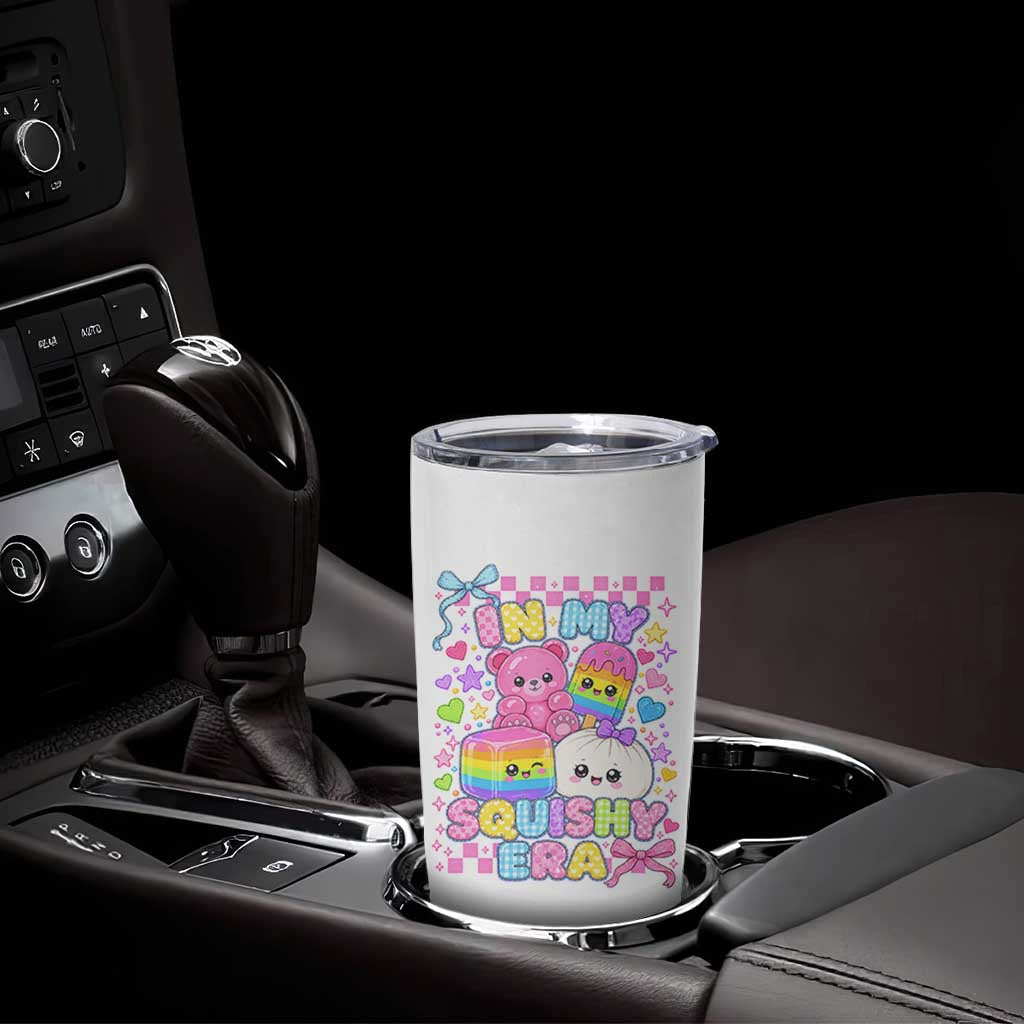 In My Squishy Era Tumbler Cup Cute Kawaii Pastel Dumpling Graphic