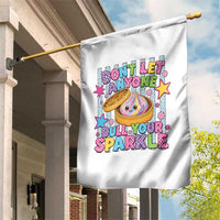 Squishy Lovers Garden Flag Dont Let Anyone Dull Your Sparkle Cute Rainbow Dumpling Graphic
