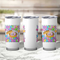 Squishy Lovers Tumbler Cup Dont Let Anyone Dull Your Sparkle Cute Rainbow Dumpling Graphic
