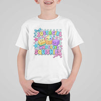 Just A Girl Who Loves Squishies T Shirt For Kid Cute Butter Dumpling Graphic Coquette Bow Girls
