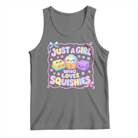 Just A Girl Who Loves Squishies Tank Top Squishy Lovers Kawaii Dumpling Graphic Coquette Bow Girls