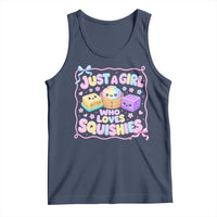 Just A Girl Who Loves Squishies Tank Top Squishy Lovers Kawaii Dumpling Graphic Coquette Bow Girls