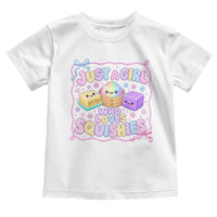 Just A Girl Who Loves Squishies Toddler T Shirt Squishy Lovers Kawaii Dumpling Graphic Coquette Bow Girls