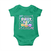 Happy First Day Of School Cute Kawaii Squishy Back To School Graphic Baby Onesie