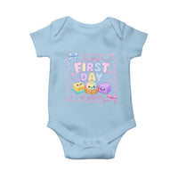 Happy First Day Of School Cute Kawaii Squishy Back To School Graphic Baby Onesie