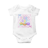Happy First Day Of School Cute Kawaii Squishy Back To School Graphic Baby Onesie