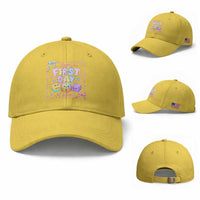 Happy First Day Of School Cute Kawaii Squishy Back To School Graphic Baseball Cap