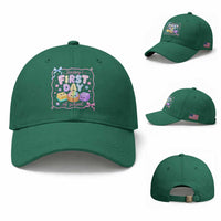 Happy First Day Of School Cute Kawaii Squishy Back To School Graphic Baseball Cap