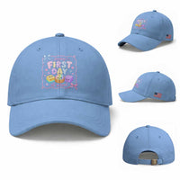 Happy First Day Of School Cute Kawaii Squishy Back To School Graphic Baseball Cap