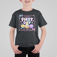 Happy First Day Of School Cute Kawaii Squishy Back To School Graphic T Shirt For Kid