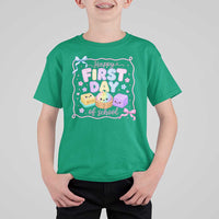Happy First Day Of School Cute Kawaii Squishy Back To School Graphic T Shirt For Kid