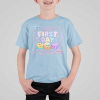 Happy First Day Of School Cute Kawaii Squishy Back To School Graphic T Shirt For Kid