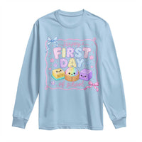 Happy First Day Of School Cute Kawaii Squishy Back To School Graphic Long Sleeve Shirt