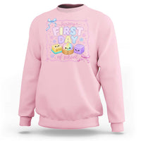 Happy First Day Of School Cute Kawaii Squishy Back To School Graphic Sweatshirt