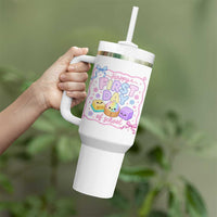 Happy First Day Of School Cute Kawaii Squishy Back To School Graphic Tumbler With Handle