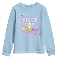 Happy First Day Of School Cute Kawaii Squishy Back To School Graphic Youth Sweatshirt