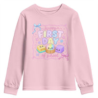 Happy First Day Of School Cute Kawaii Squishy Back To School Graphic Youth Sweatshirt