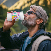 Happy To See Your Face Cute Teacher Back To School Graphic 4 in 1 Can Cooler Tumbler