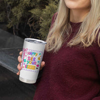 Happy To See Your Face Cute Teacher Back To School Graphic Tumbler Cup