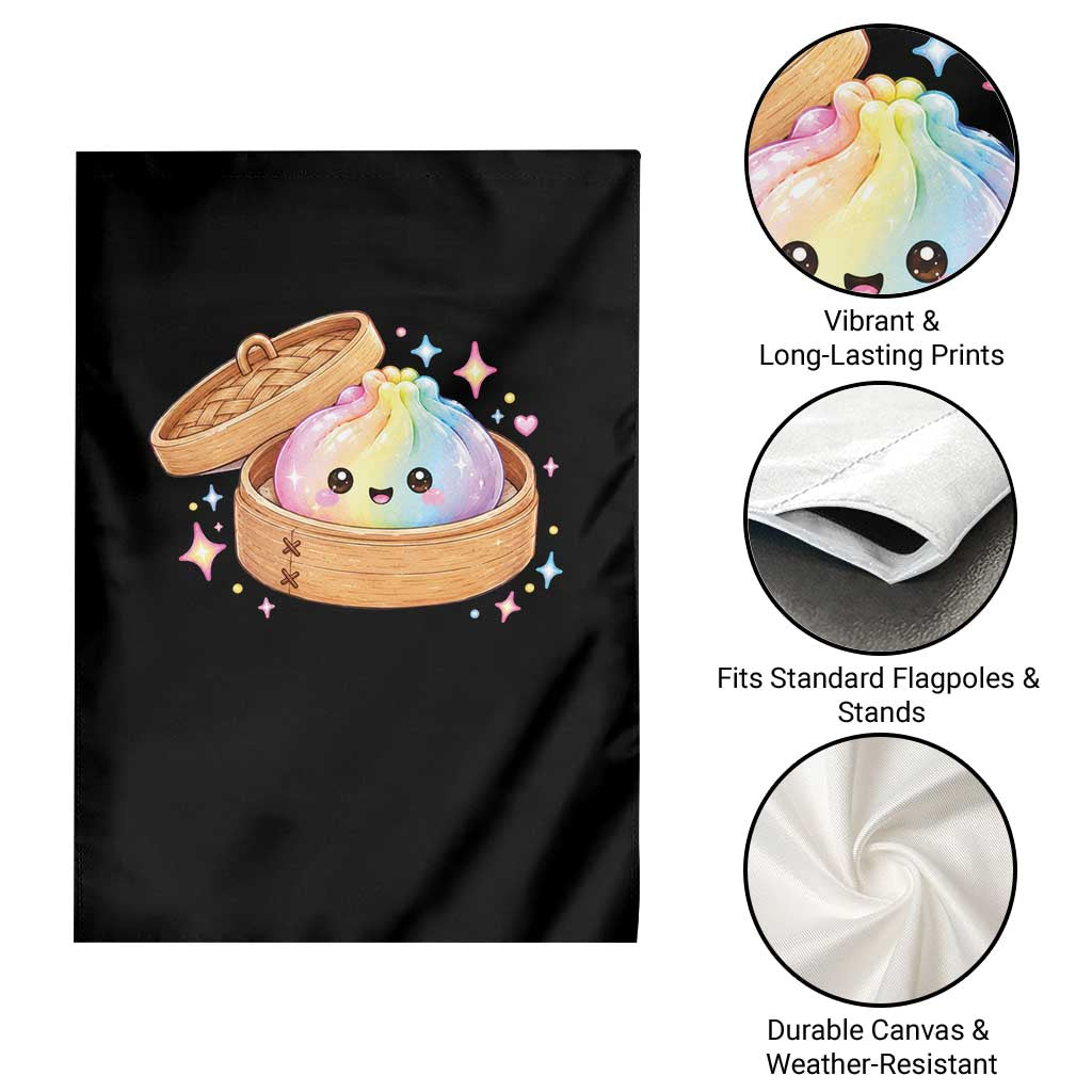 Cute Rainbow Dumpling Squishy Garden Flag Kawaii Graphic