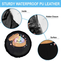 Cute Rainbow Dumpling Squishy Spare Tire Cover Kawaii Graphic
