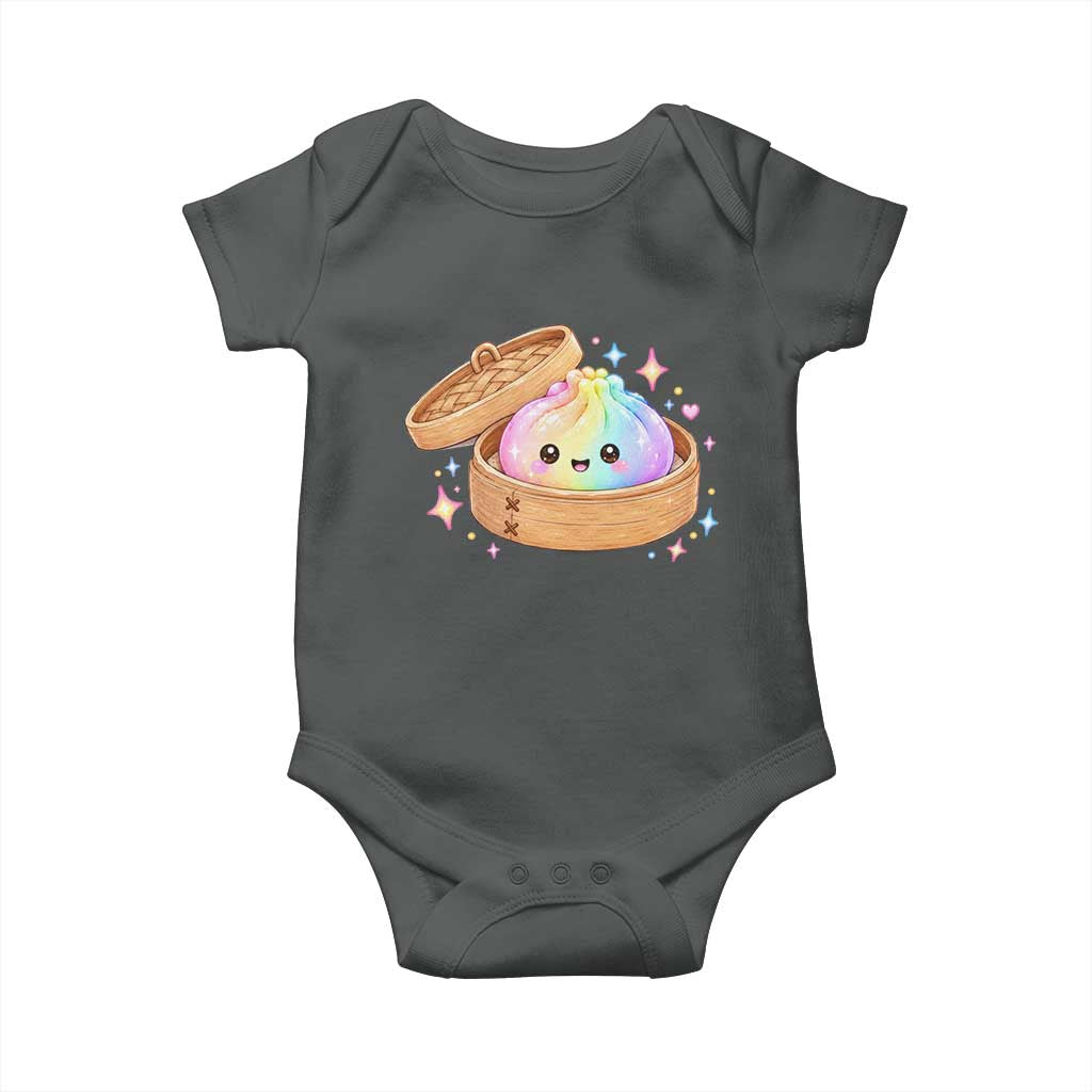 Cute Rainbow Dumpling Squishy Baby Onesie Kawaii Graphic