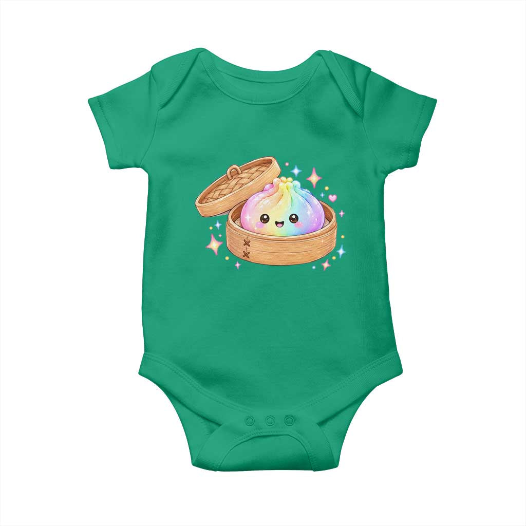 Cute Rainbow Dumpling Squishy Baby Onesie Kawaii Graphic