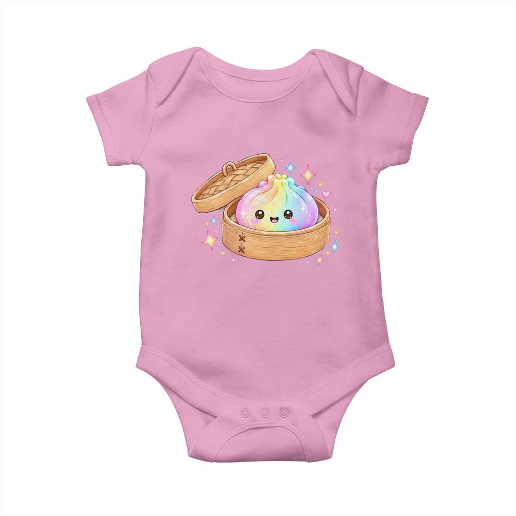 Cute Rainbow Dumpling Squishy Baby Onesie Kawaii Graphic
